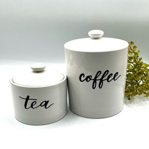 ▪️Threshold Coffee & Tea 2pc Canister Set 🎯
